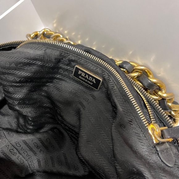 Prada Catena Chevron Chain Large Bag - Picture 8 of 14